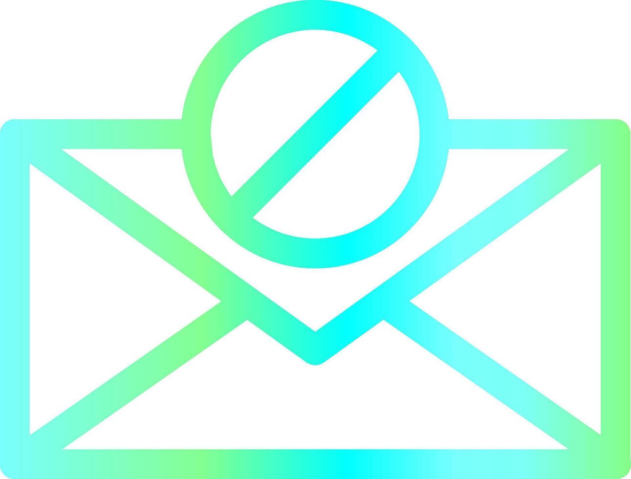 Email Block Creative Icon Design vector