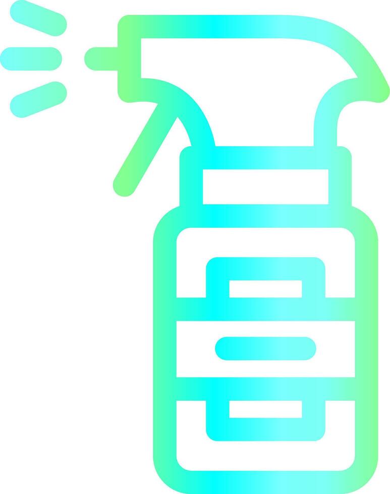 Spray Bottle Creative Icon Design vector