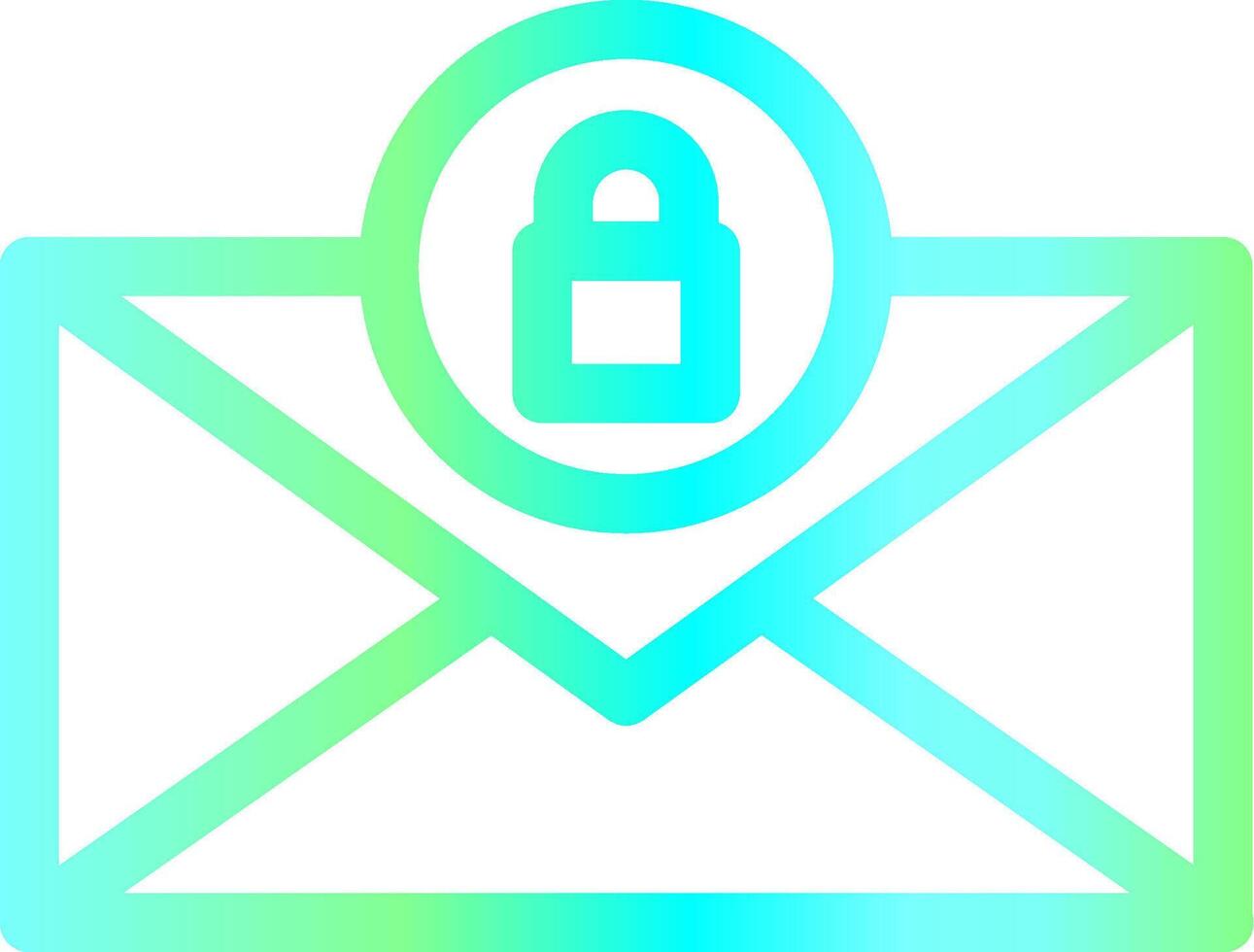 Line Blue Green Gradient Design vector