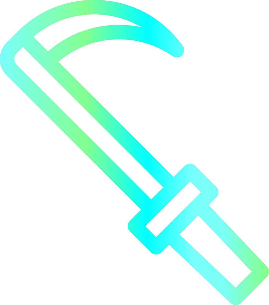 Scythe Creative Icon Design vector