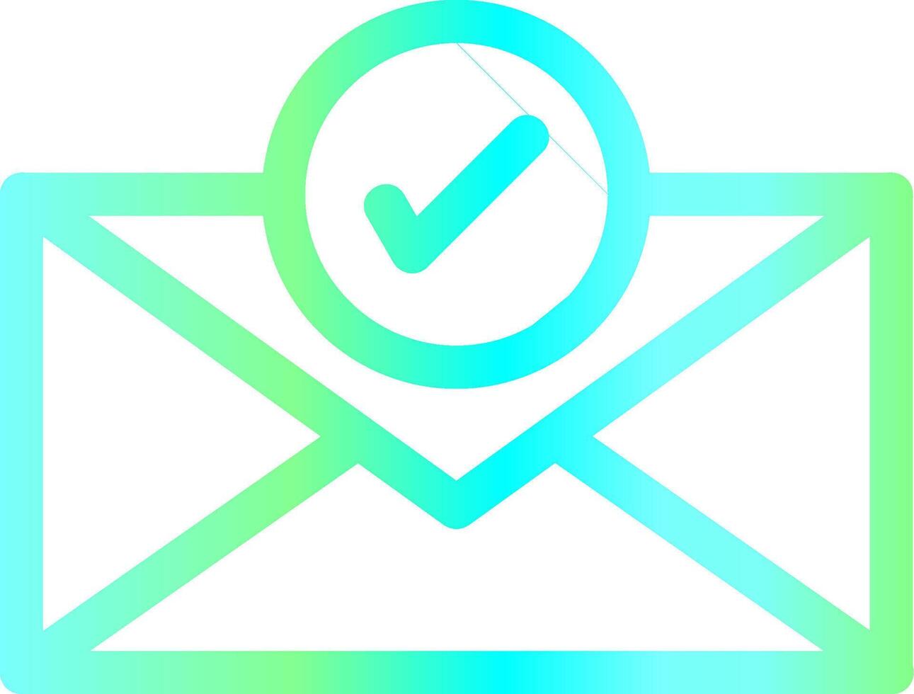 Email Creative Icon Design vector