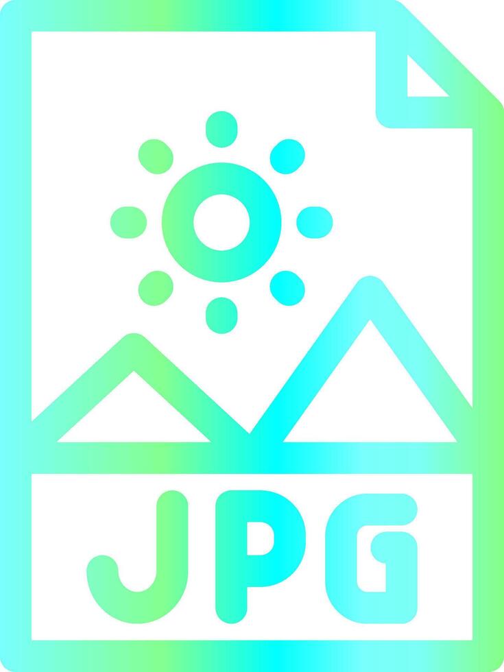 Jpg File Creative Icon Design vector