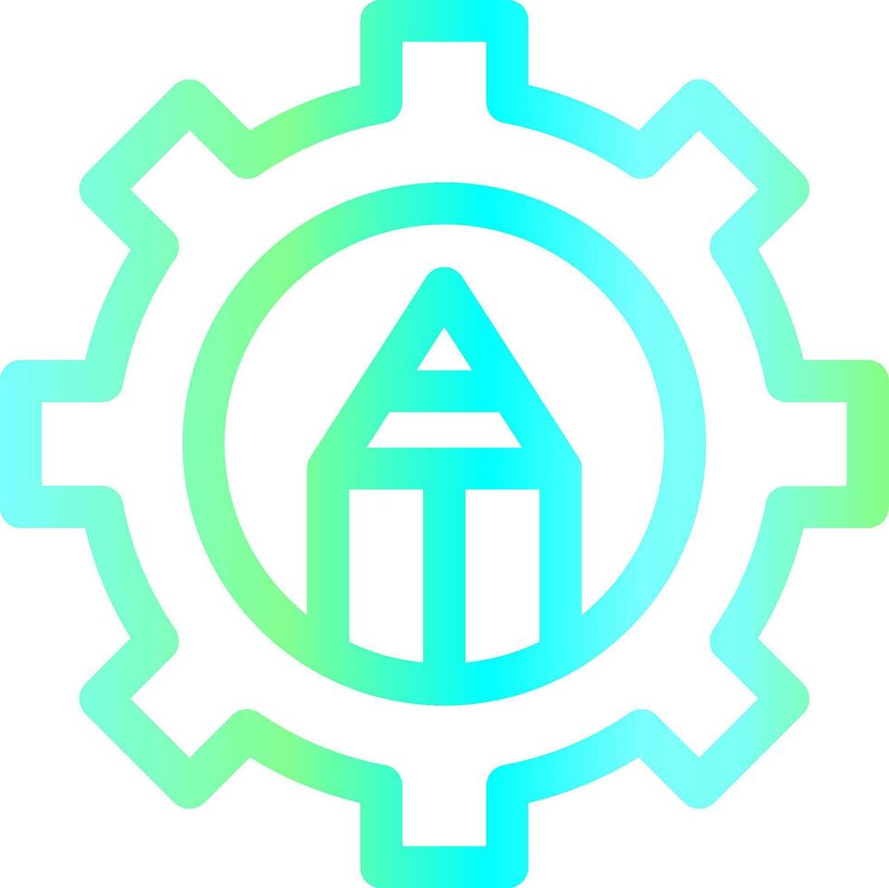 Gear Creative Icon Design vector