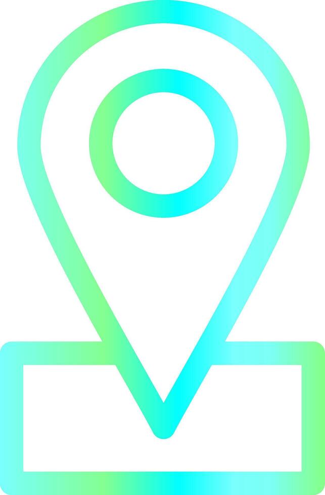 Location Pin Creative Icon Design vector