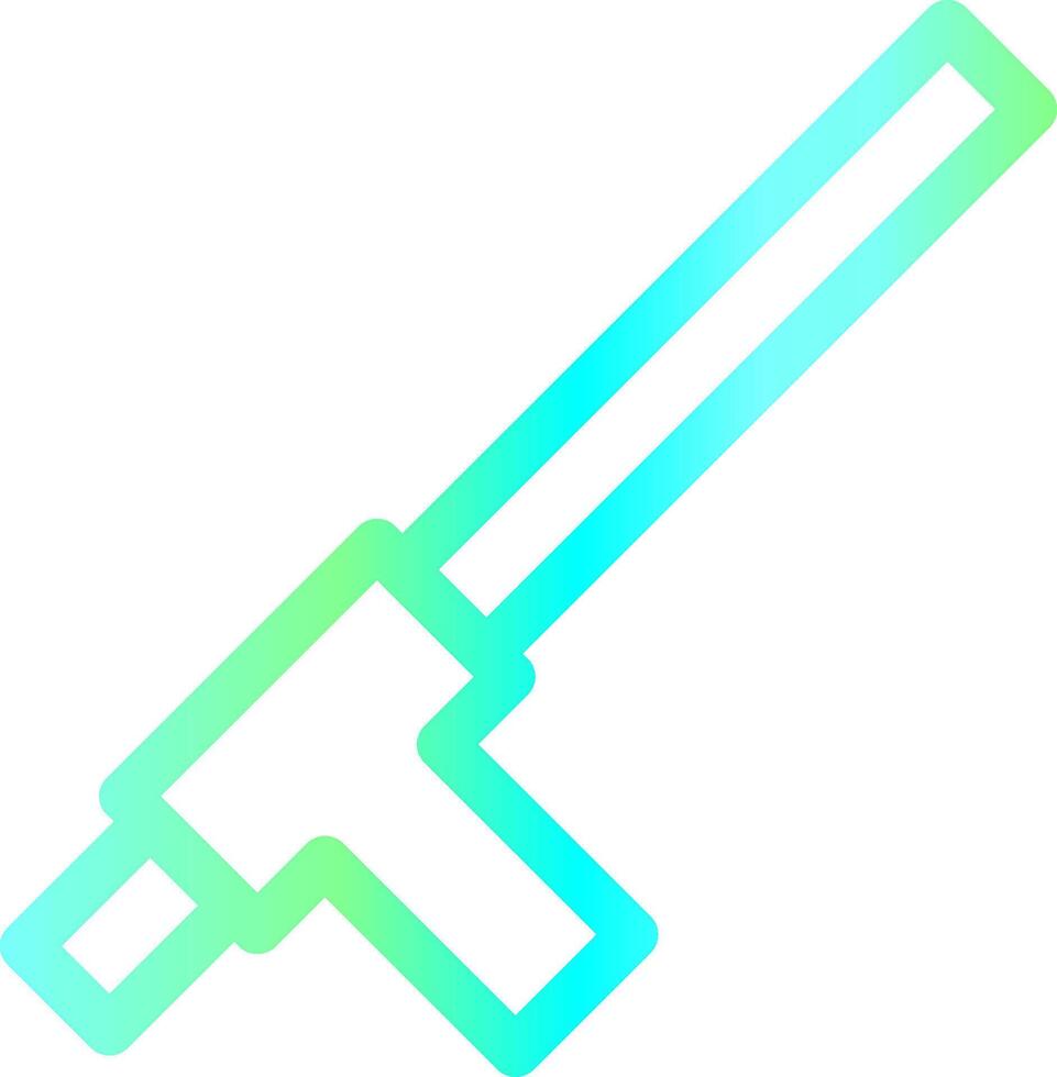 diseño de icono creativo tonfa vector