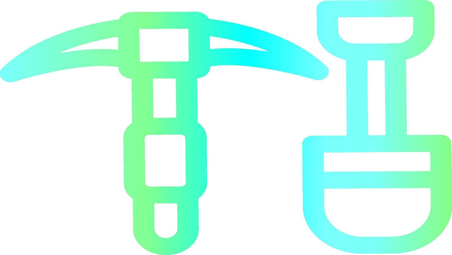 Material Mining Creative Icon Design vector