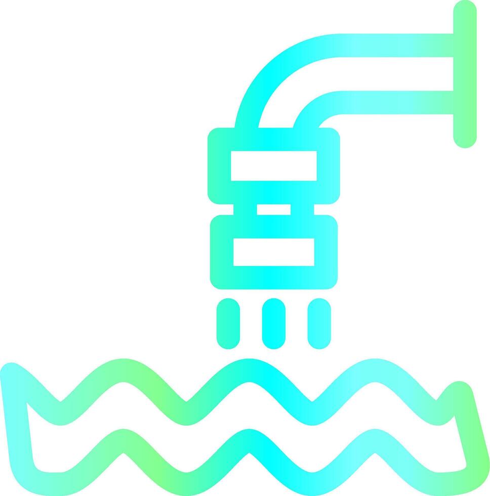 Waste Water Creative Icon Design vector
