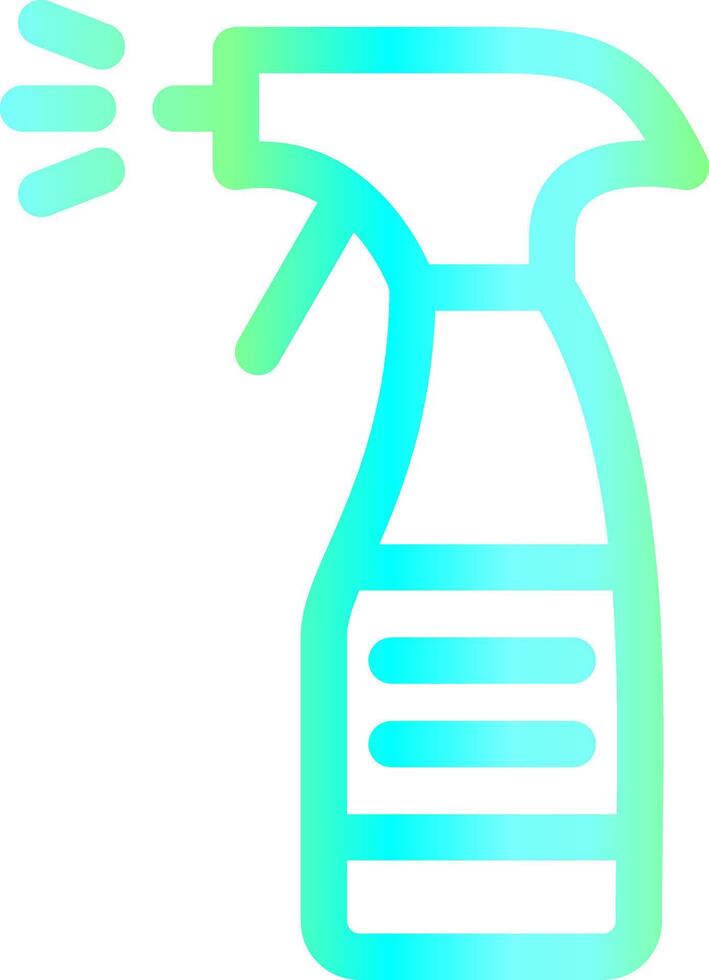 Spray Bottle Creative Icon Design vector