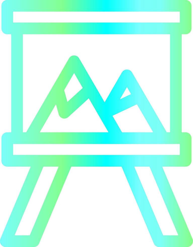Canvas Creative Icon Design vector