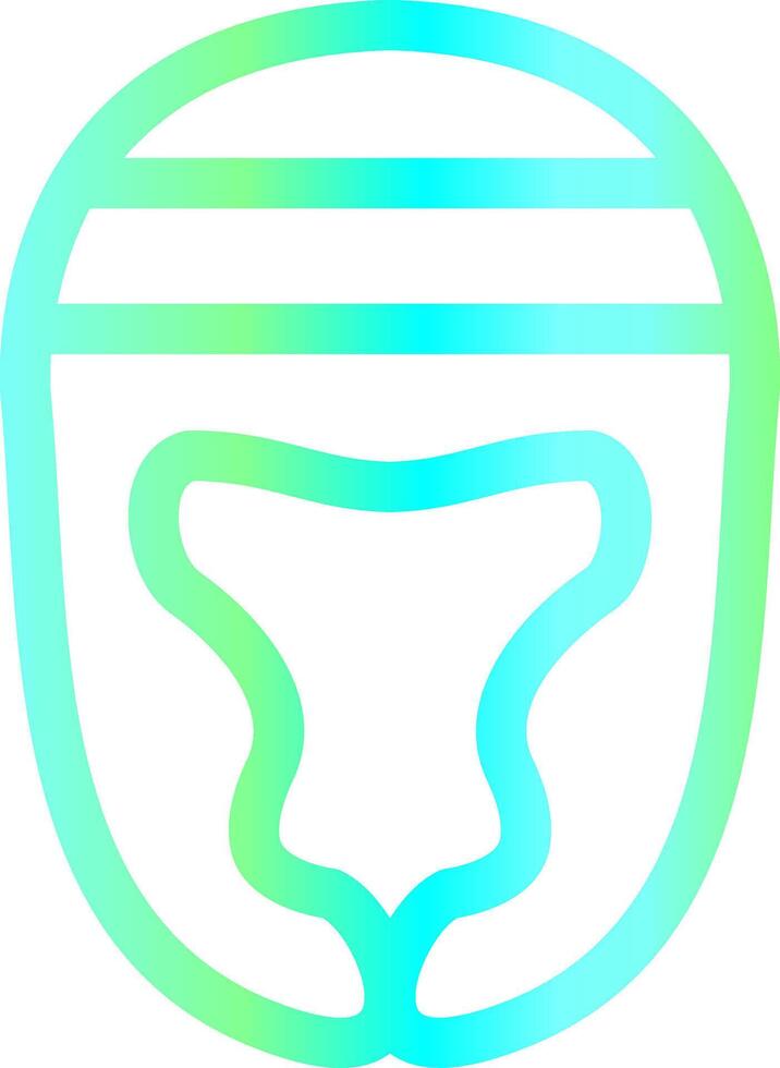 Line Blue Green Gradient Design vector