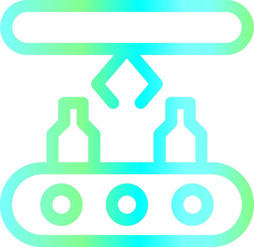 Conveyor Belt Creative Icon Design vector