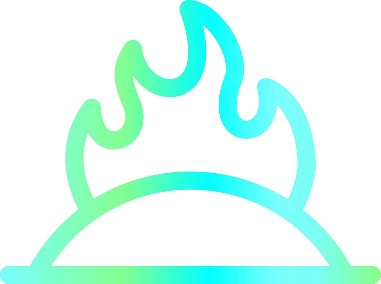 Incineration Creative Icon Design vector