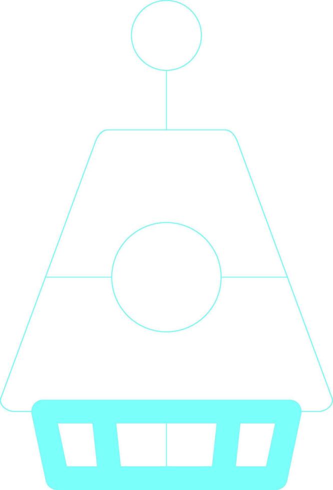 Space Capsule Creative Icon Design vector