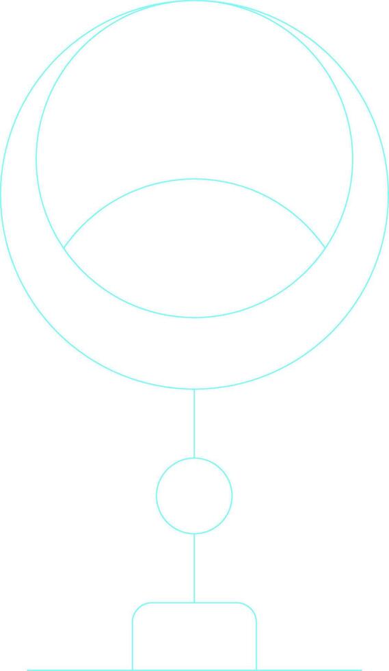 Modern Chair Creative Icon Design vector