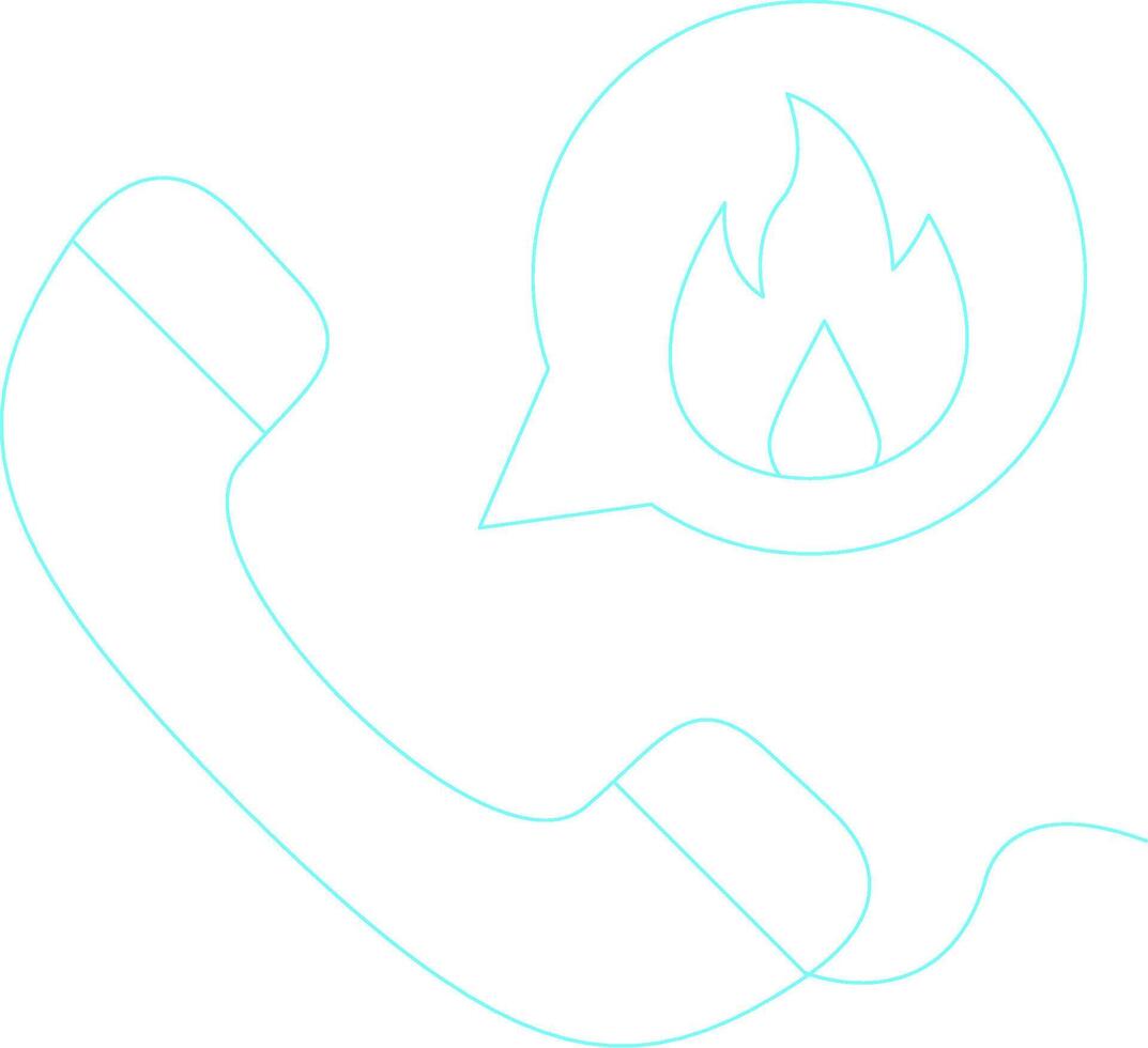Emergency Call Creative Icon Design vector