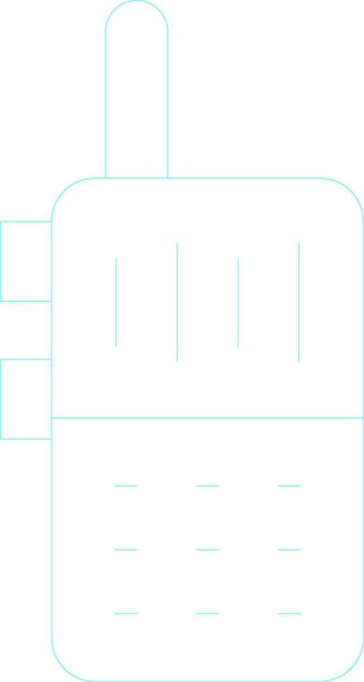 Walkie Talkies Creative Icon Design vector