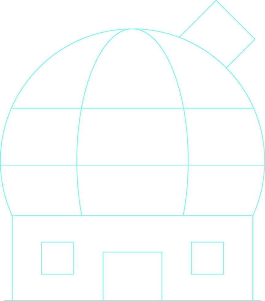 Observatory Creative Icon Design vector