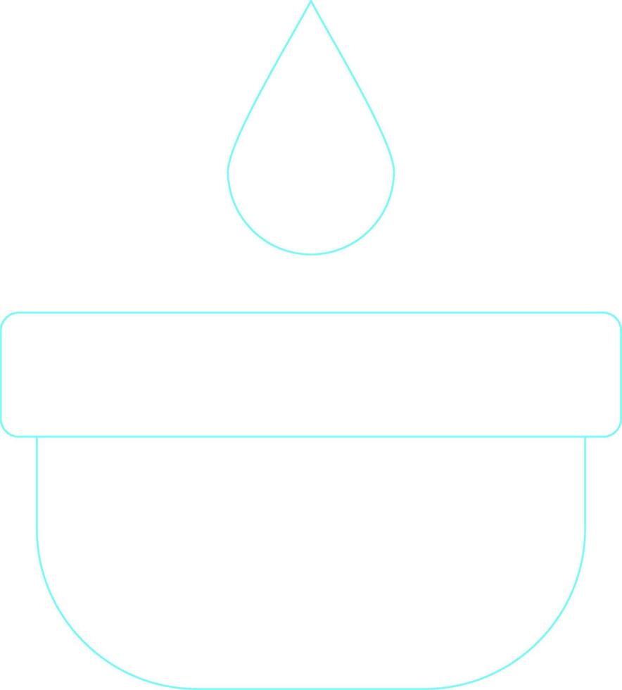 Aromatic Candle Creative Icon Design vector