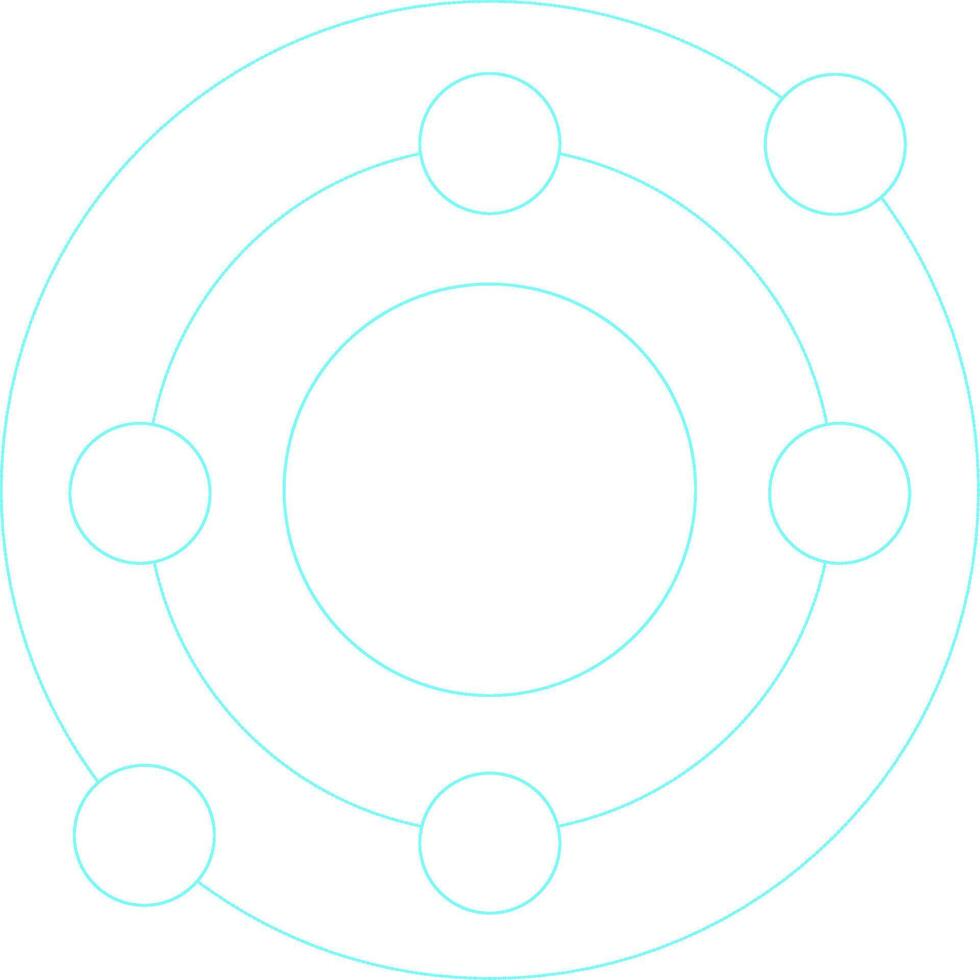 Planet Creative Icon Design vector