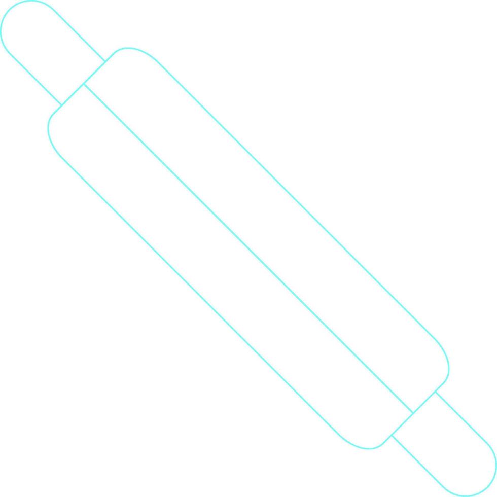 Rolling Pin Creative Icon Design vector