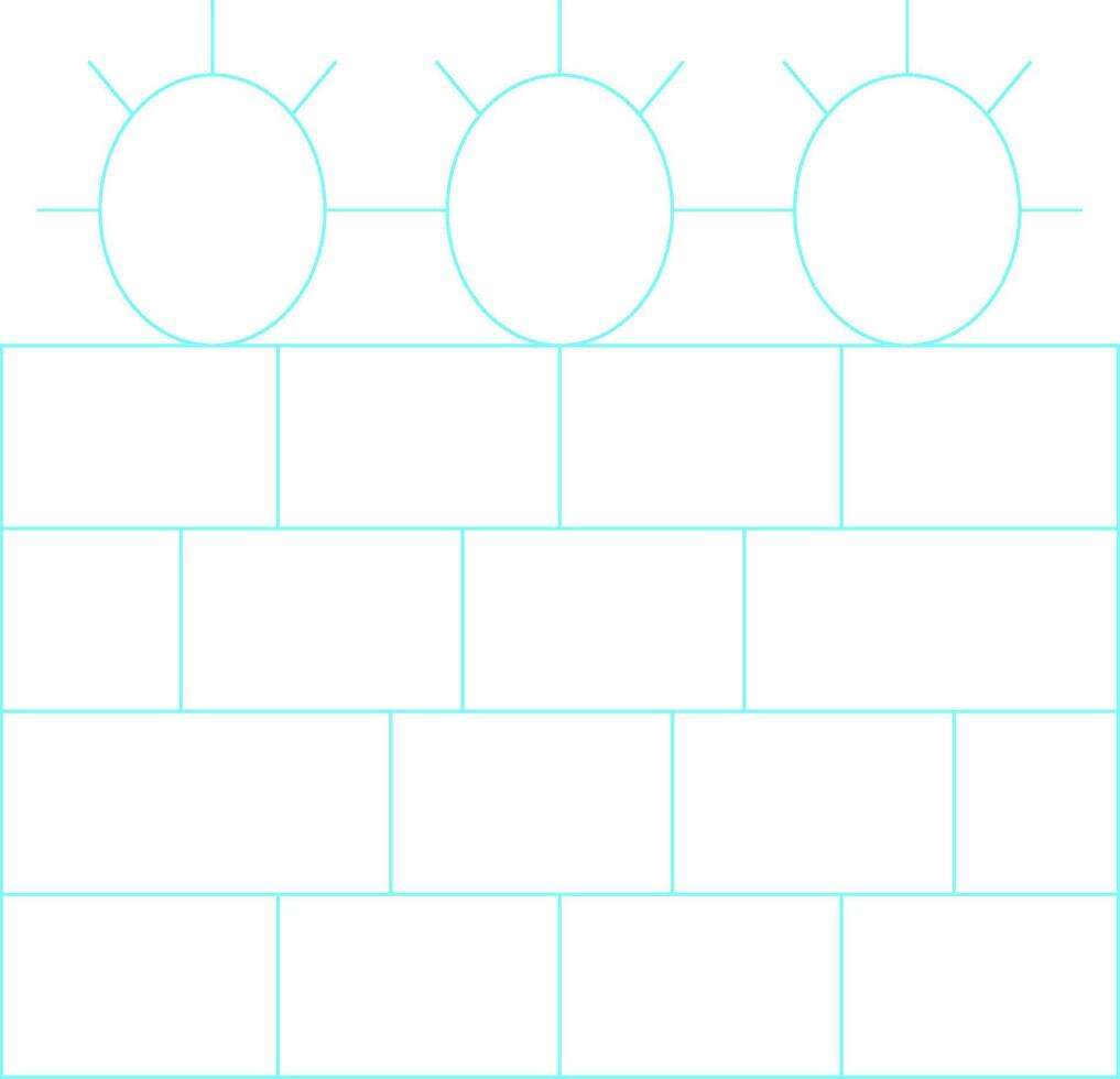 Barbed Wire Creative Icon Design vector
