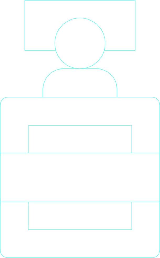 Bedroom Creative Icon Design vector