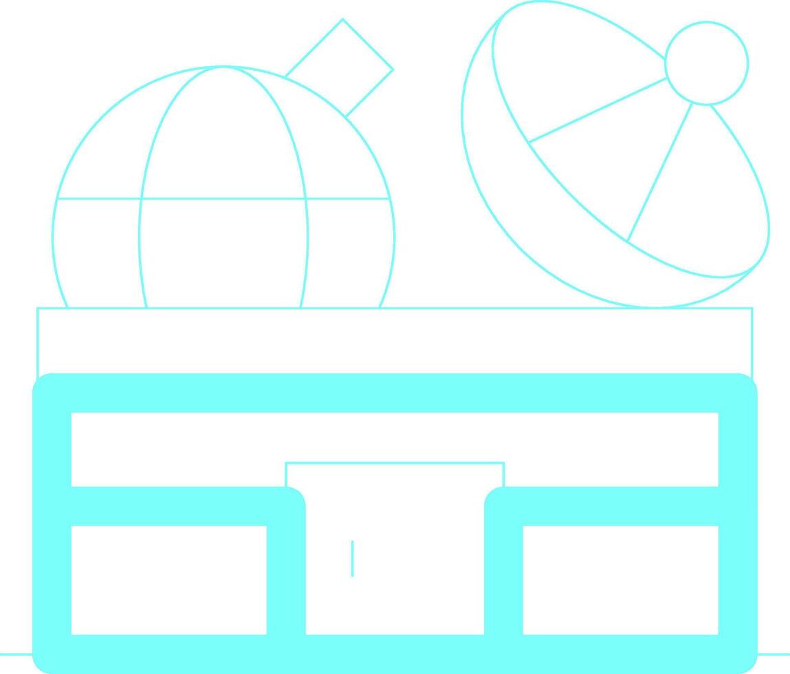 Observatory Creative Icon Design vector