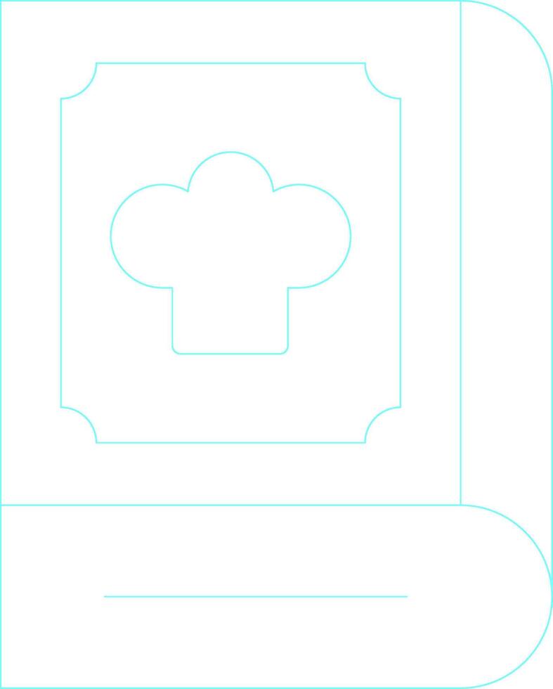 diseño de icono creativo de libro de cocina vector