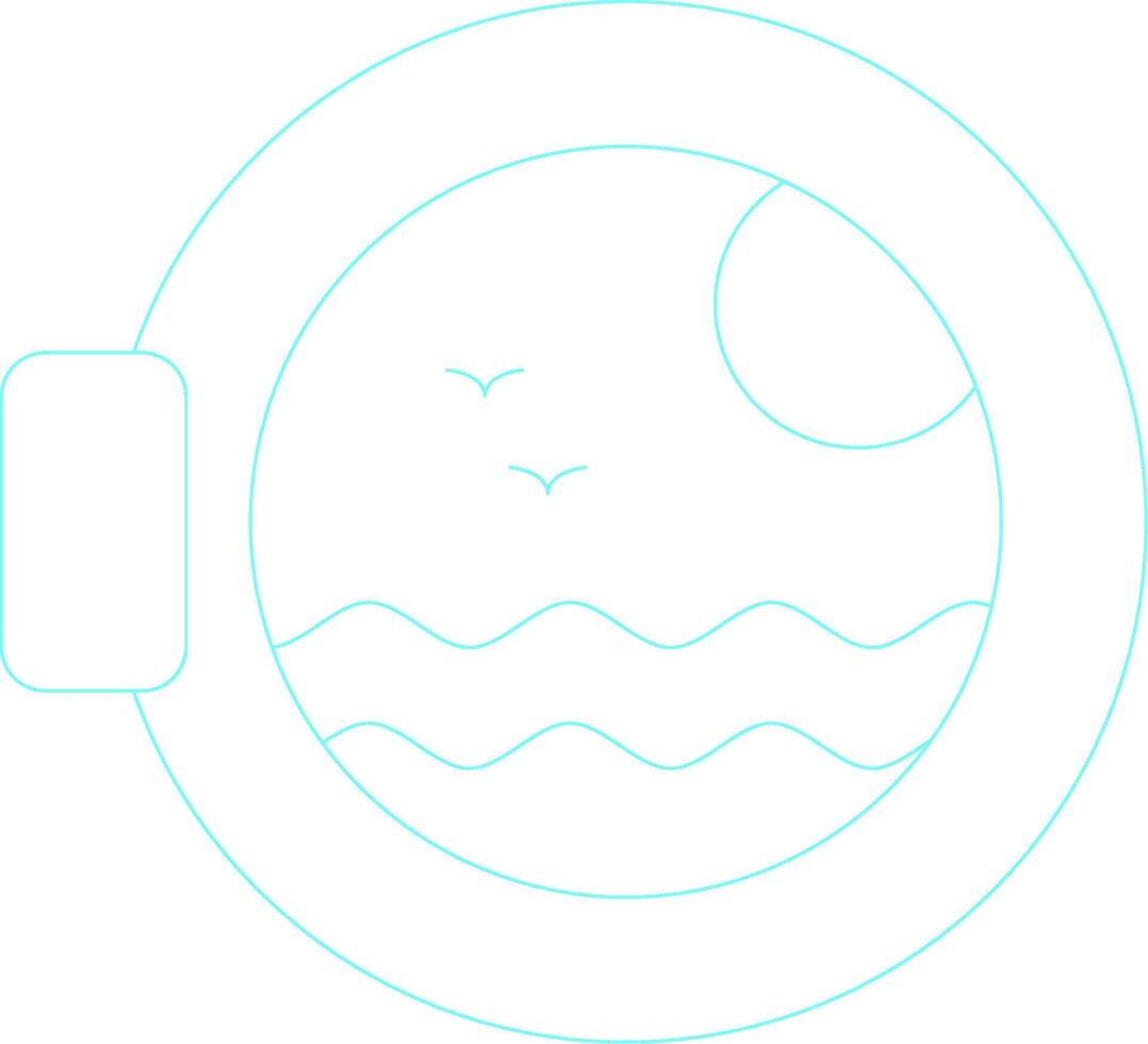 Porthole Creative Icon Design vector