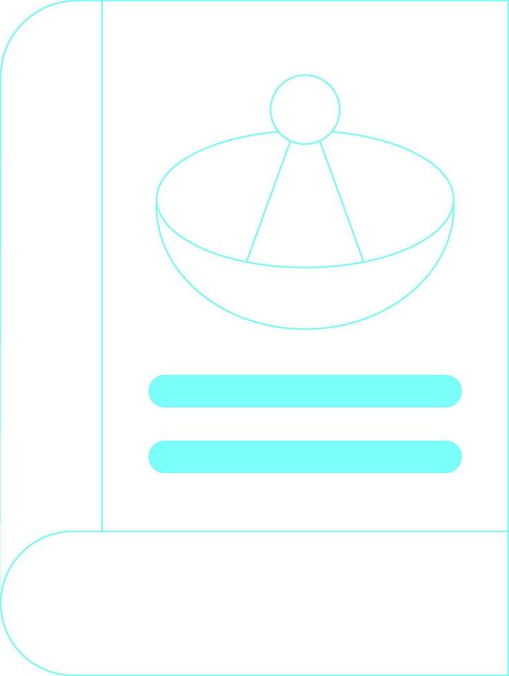 Astronomy Book Creative Icon Design vector