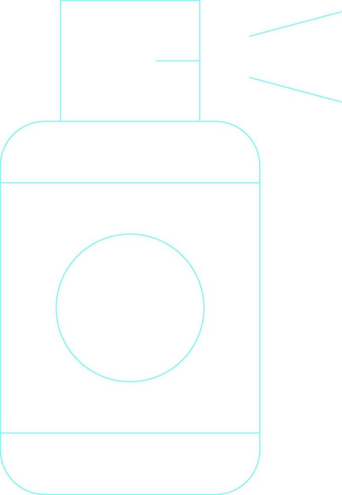 Hairspray Creative Icon Design vector
