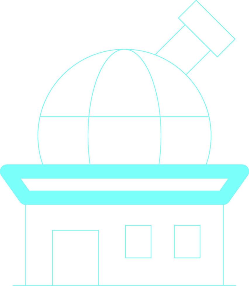 Observatory Creative Icon Design vector