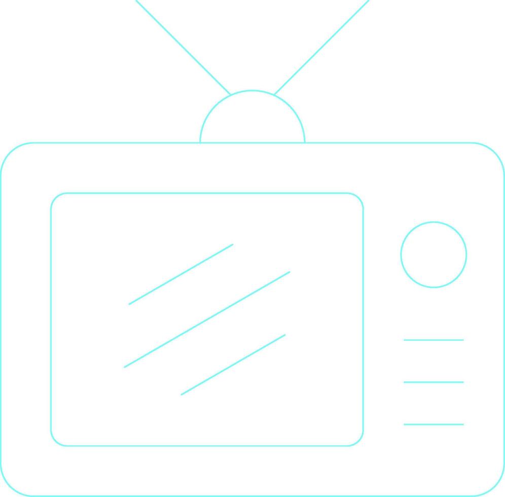 Tv Creative Icon Design vector