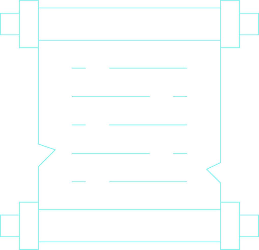 Scroll Creative Icon Design vector