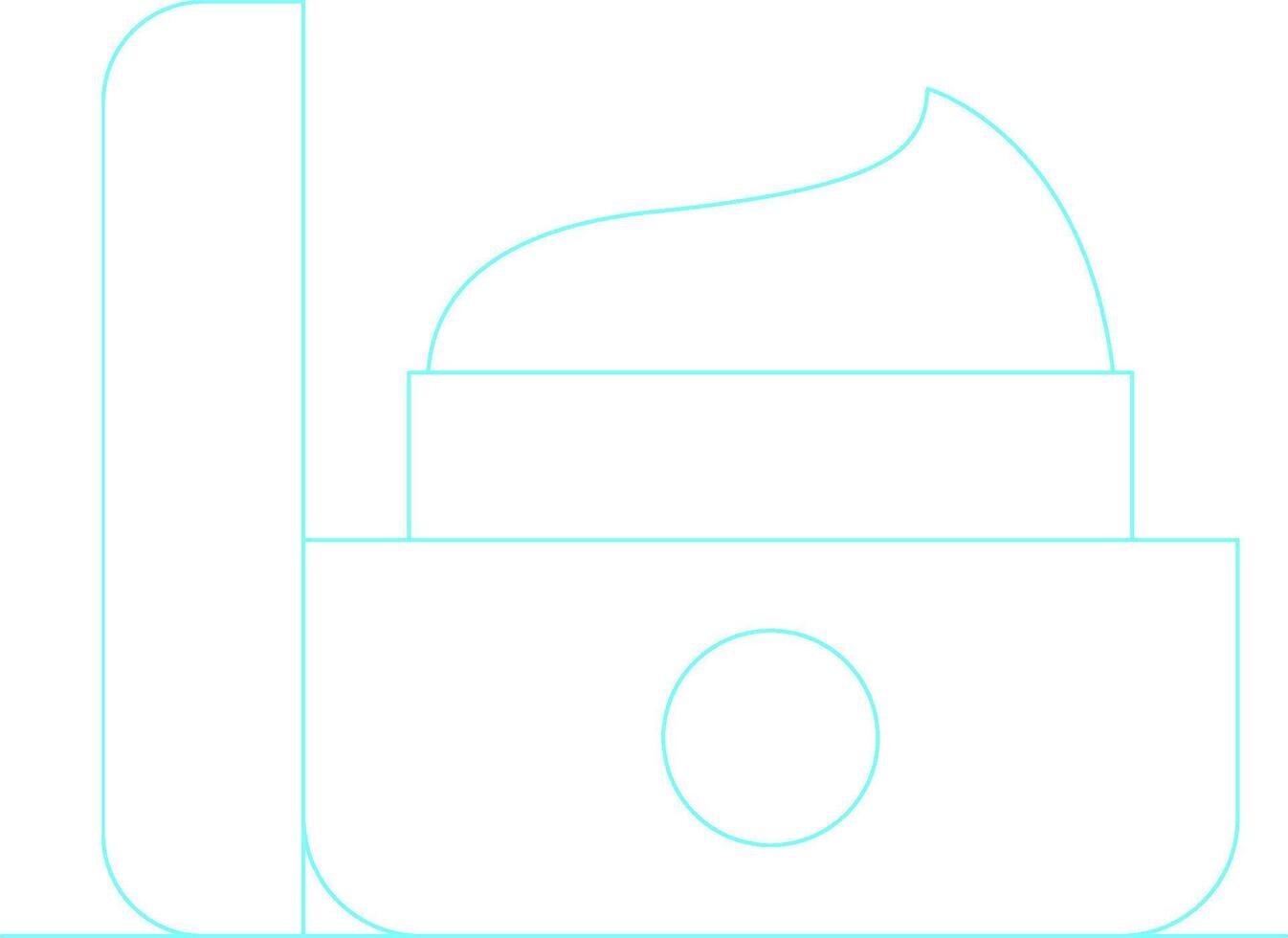 Cream Creative Icon Design vector