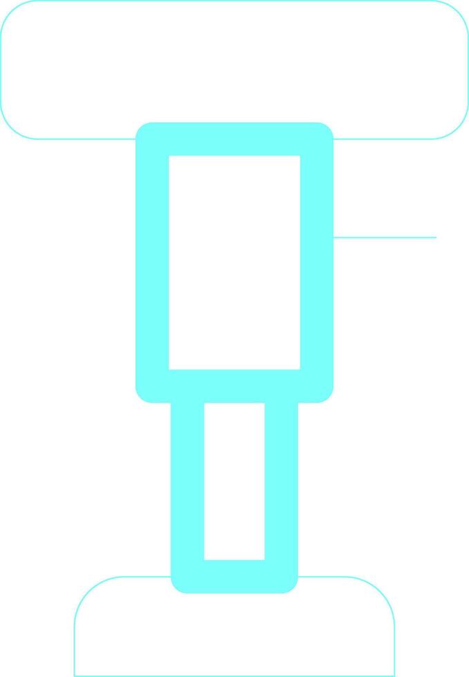 Bar Stool Creative Icon Design vector