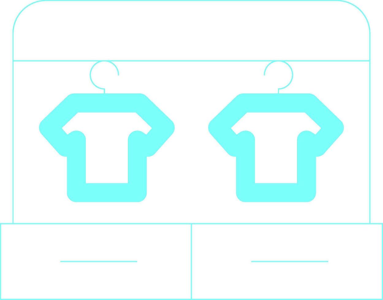 Line Blue Green Gradient Design vector