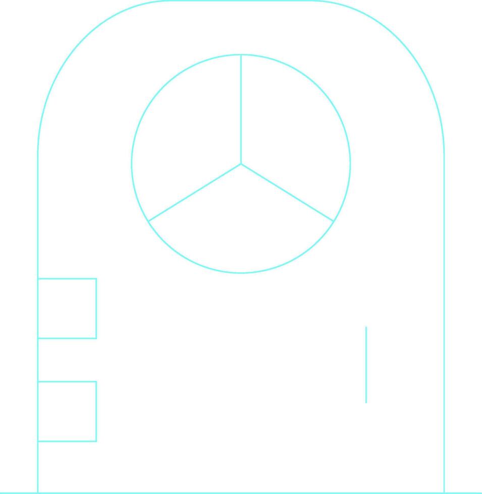 diseño de icono creativo de puerta de barco vector