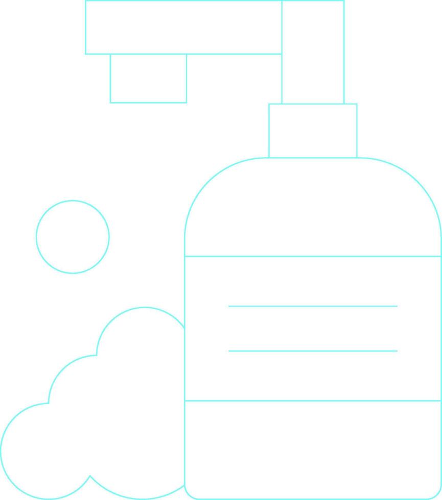 Shampoo Creative Icon Design vector