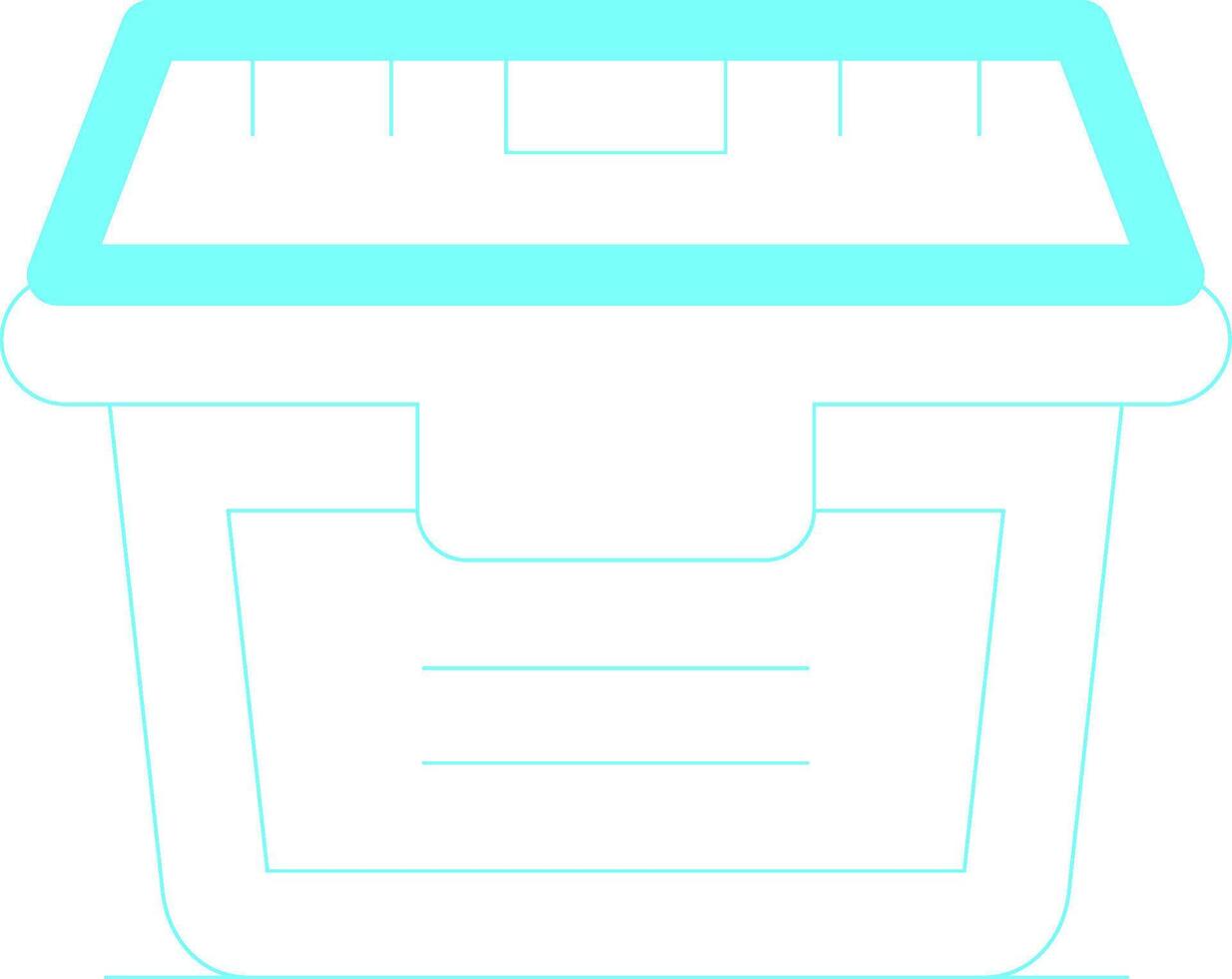 Food Container Creative Icon Design vector