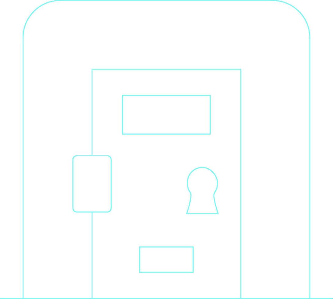 Door Creative Icon Design vector
