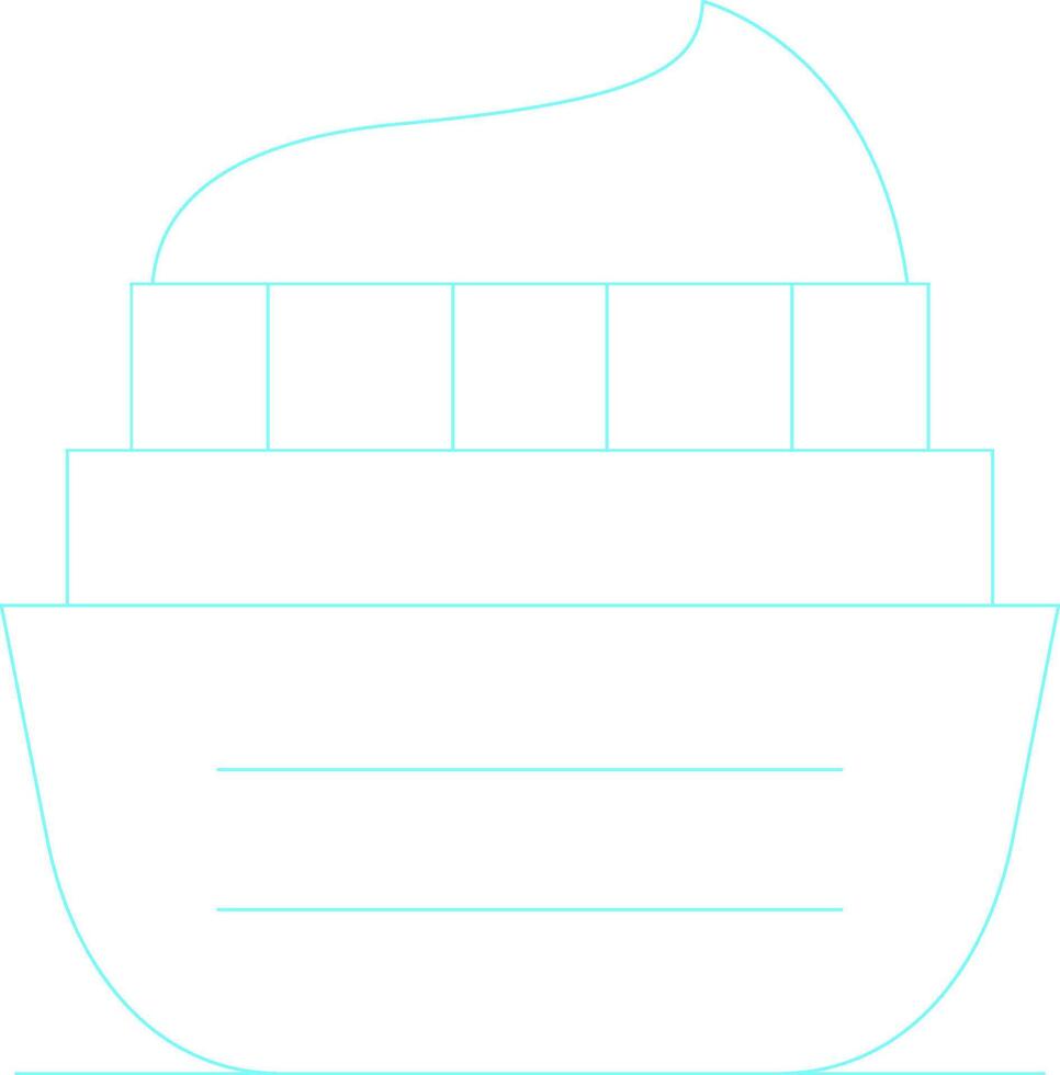 Face Cream Creative Icon Design vector