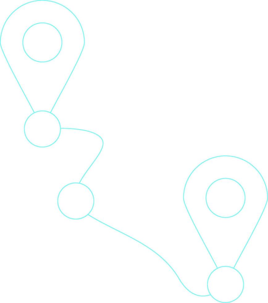Tracking Creative Icon Design vector