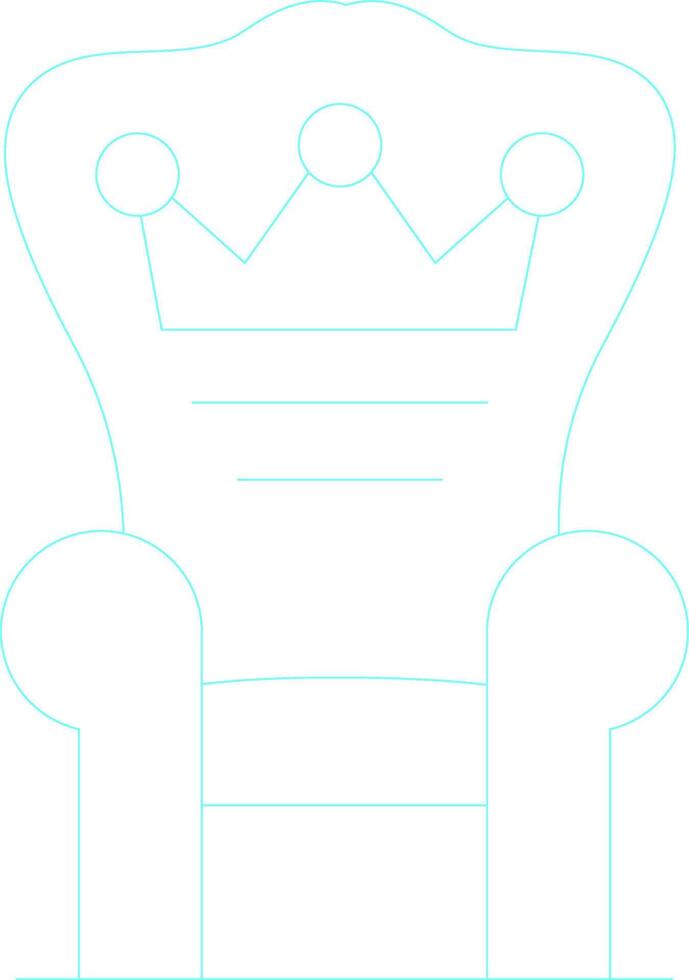 Throne Creative Icon Design vector