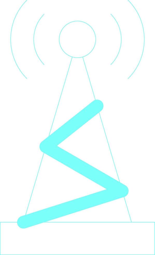 Antenna Creative Icon Design vector