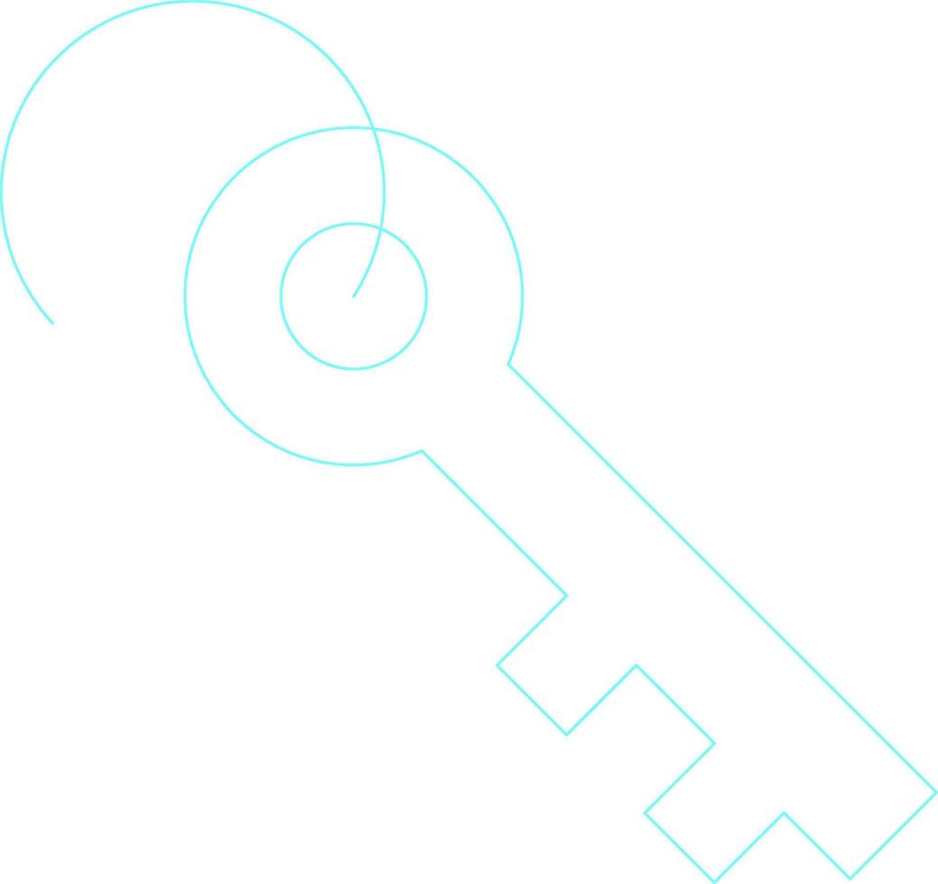 Key Creative Icon Design vector