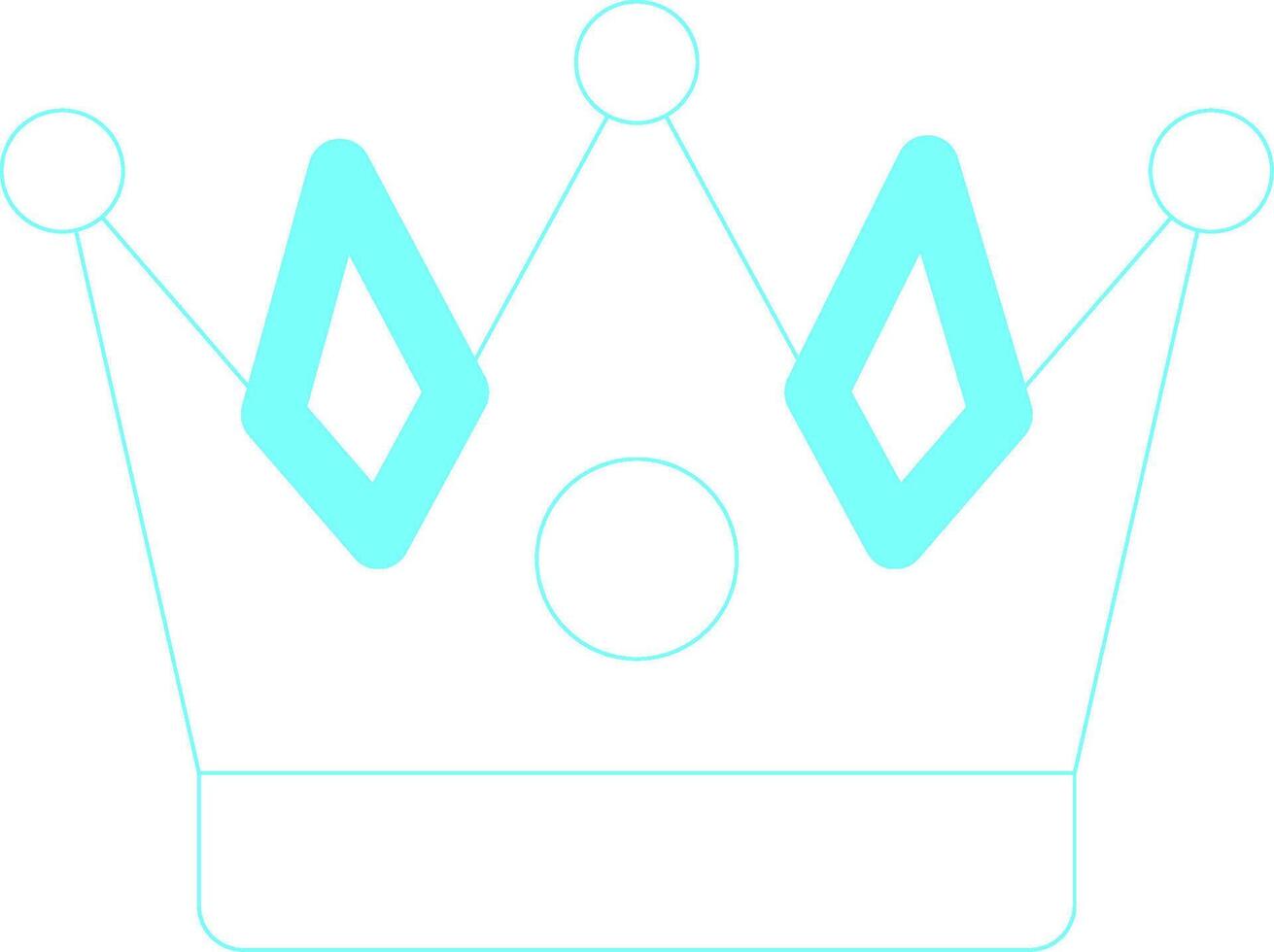 Tiara Creative Icon Design vector