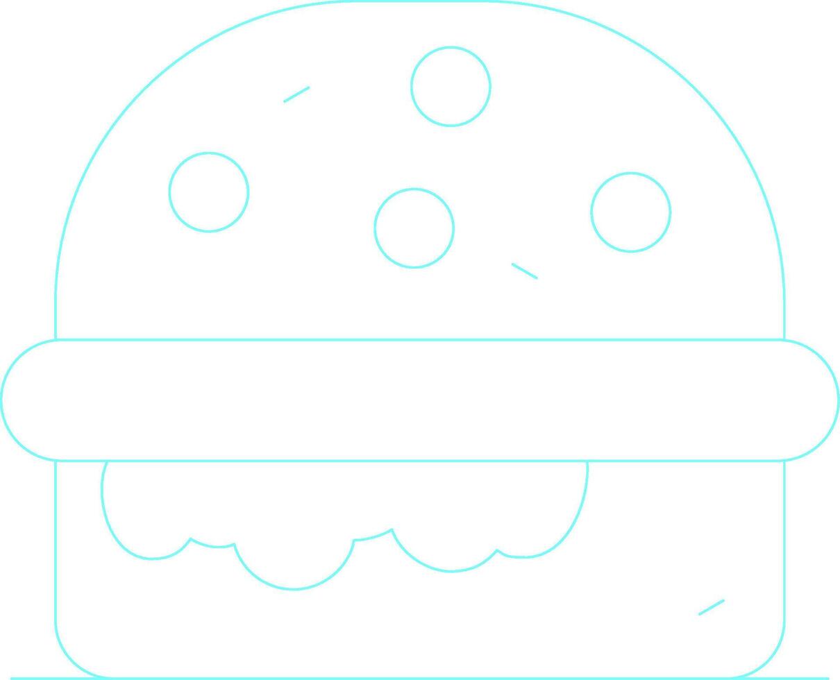 Burguer Creative Icon Design vector