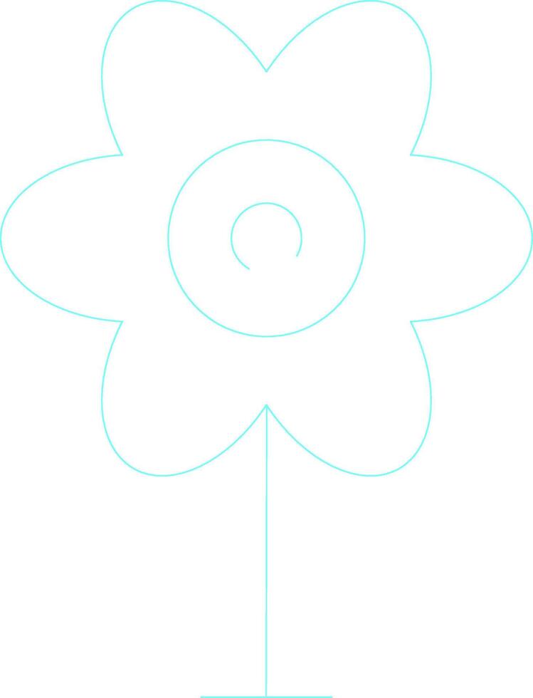 Flower Creative Icon Design vector