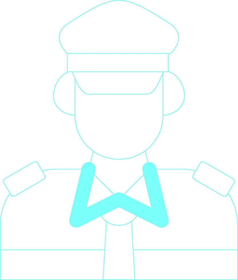 Captain Creative Icon Design vector